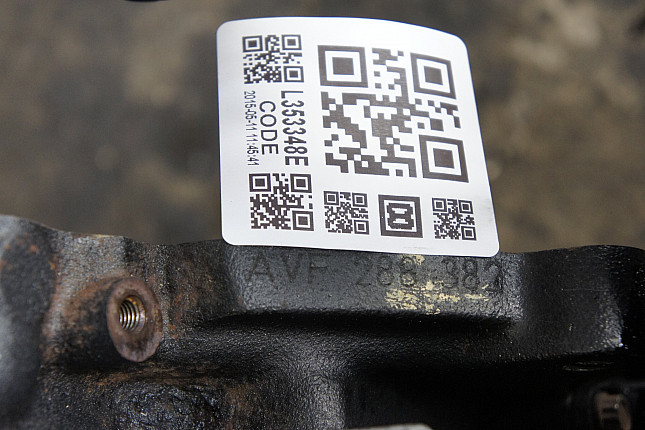 Номер двигателя и фотография площадки Audi AVF