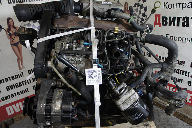 Двигатель вид с боку VW 1X