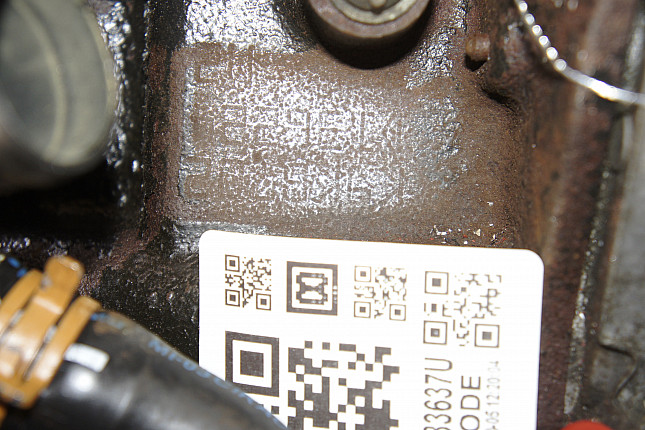 Номер двигателя и фотография площадки Renault K9K 702