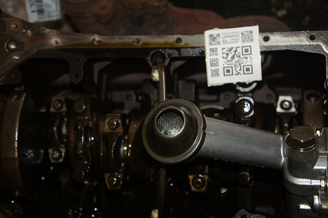 Фотография блока двигателя без поддона (коленвала) MERCEDES-BENZ M 111.978