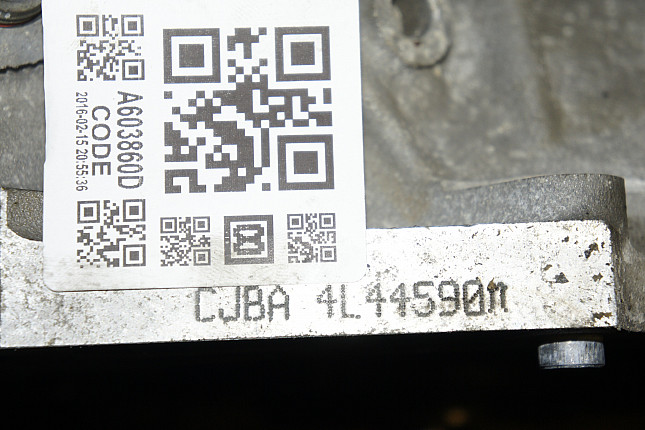 Номер двигателя и фотография площадки Ford CJBA