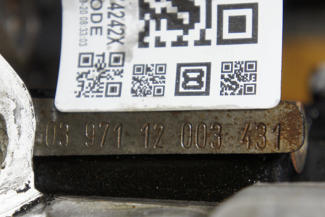 Номер двигателя и фотография площадки Mercedes OM 603.972