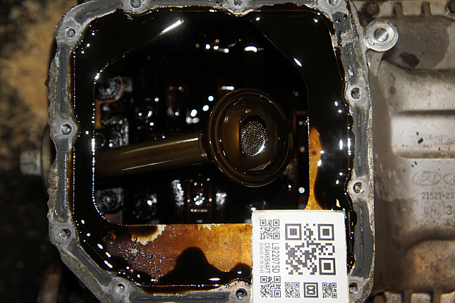 Фотография блока двигателя без поддона (коленвала) HYUNDAI G4GC
