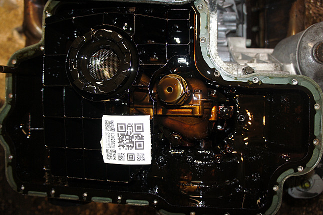 Фотография блока двигателя без поддона (коленвала) AUDI AEW