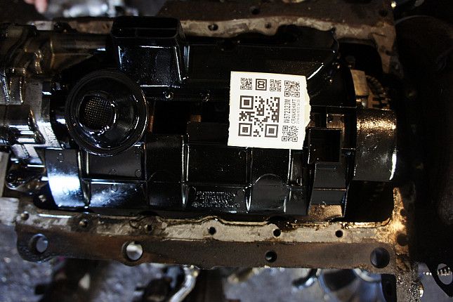 Фотография блока двигателя без поддона (коленвала) AUDI AVF