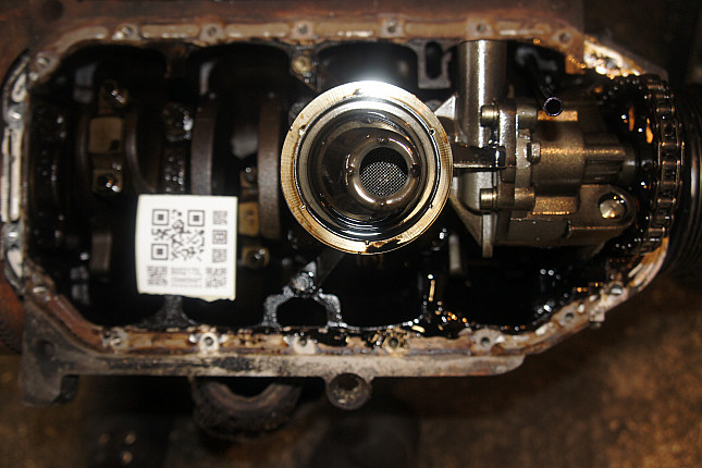 Фотография блока двигателя без поддона (коленвала) VW AKV