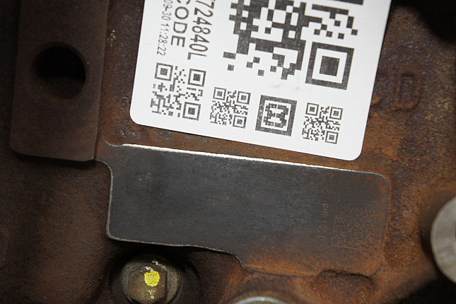 Номер двигателя и фотография площадки Land Rover 276DT