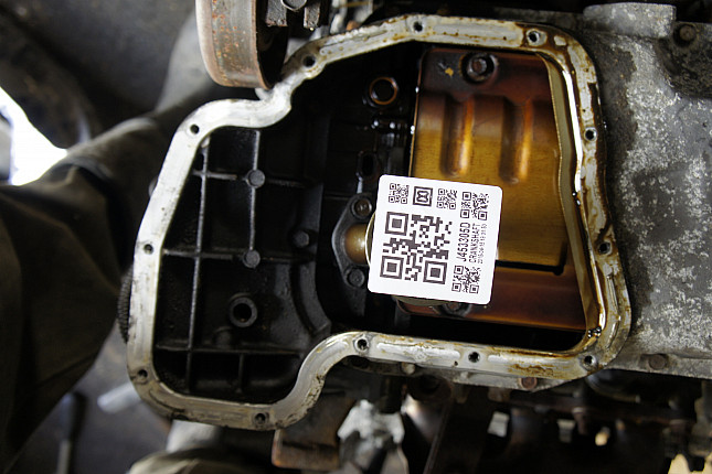 Фотография блока двигателя без поддона (коленвала) Mitsubishi 6A13